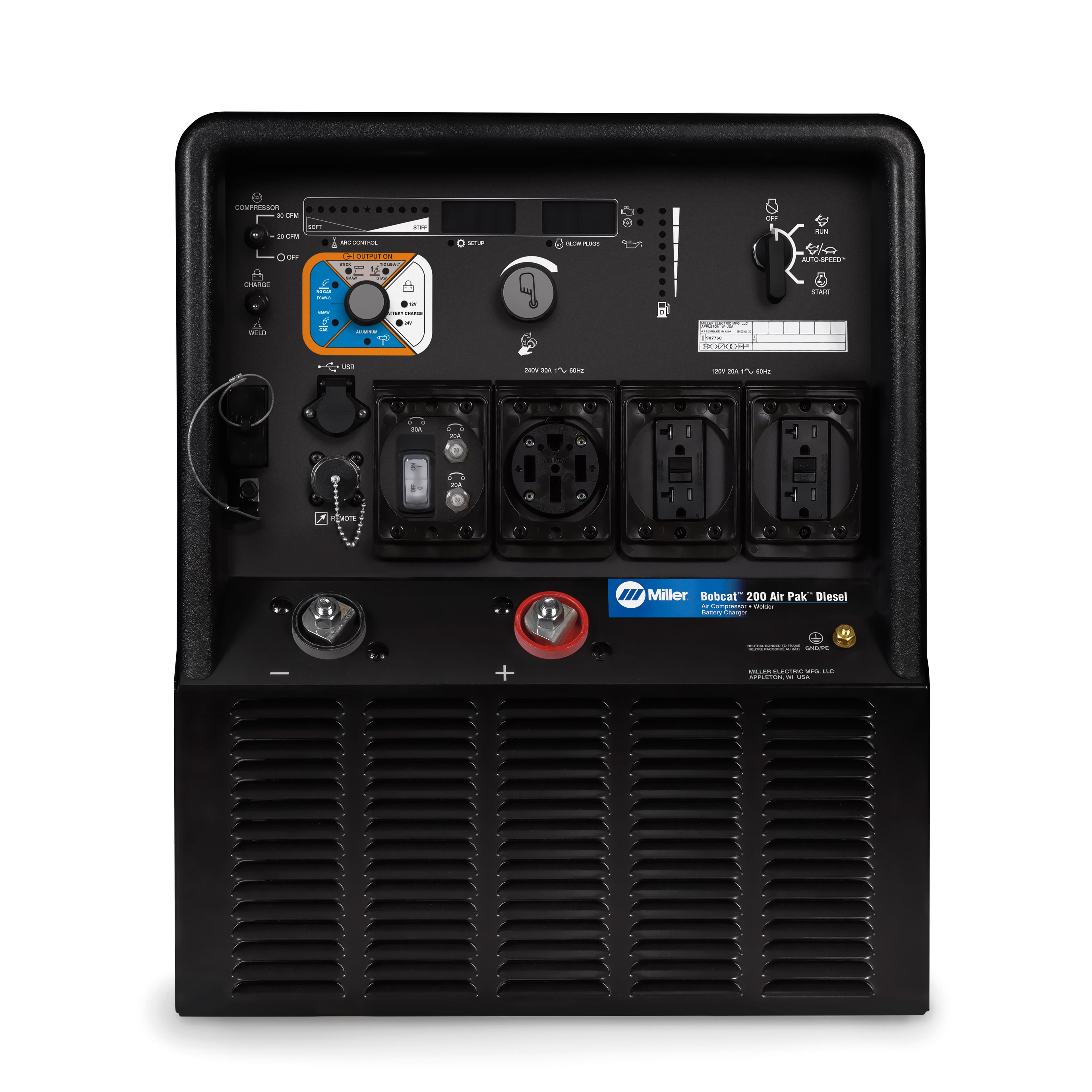 Bobcat 200 Air Pak Diesel Front Open