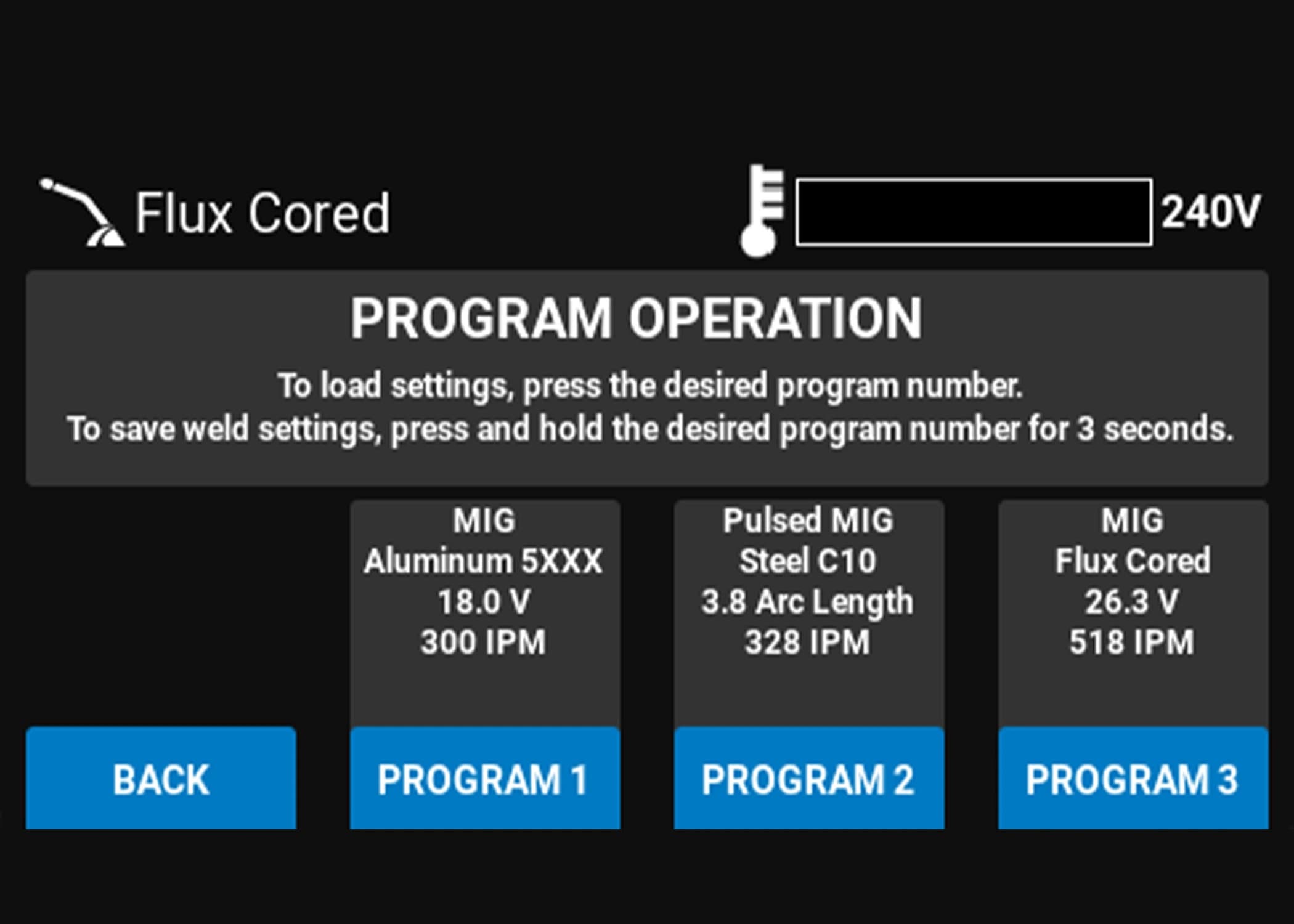 Product Upgrade Memory Settings
