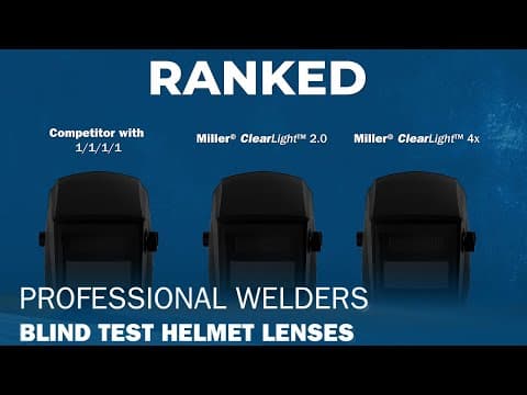 Professional Welders Blind Test Welding Helmet Lenses