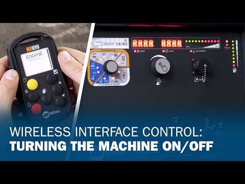 Wireless Interface Control: Turning the Machine On/Off