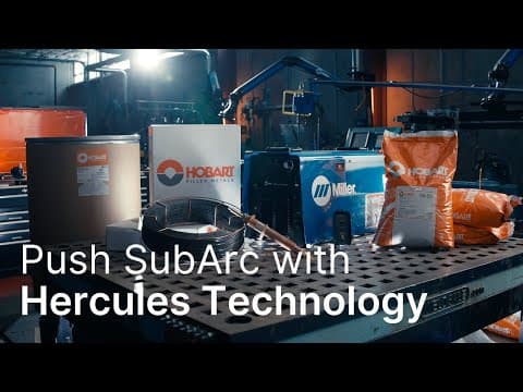 Push SubArc Further with Hercules Technology:Unified Control, Preheat Performance, Higher Deposition