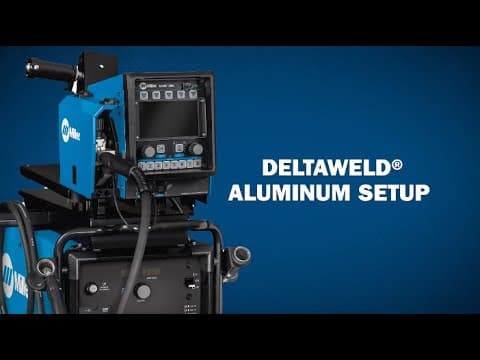 Deltaweld® Aluminum Welding Setup