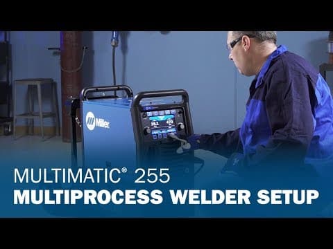 Multimatic 255 Multiprocess Welder Setup