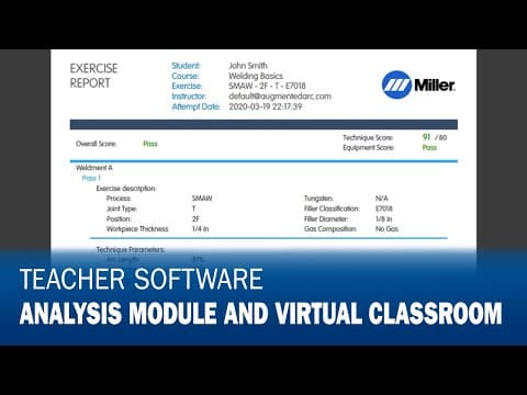 AugmentedArc® Teacher Software Report Generating